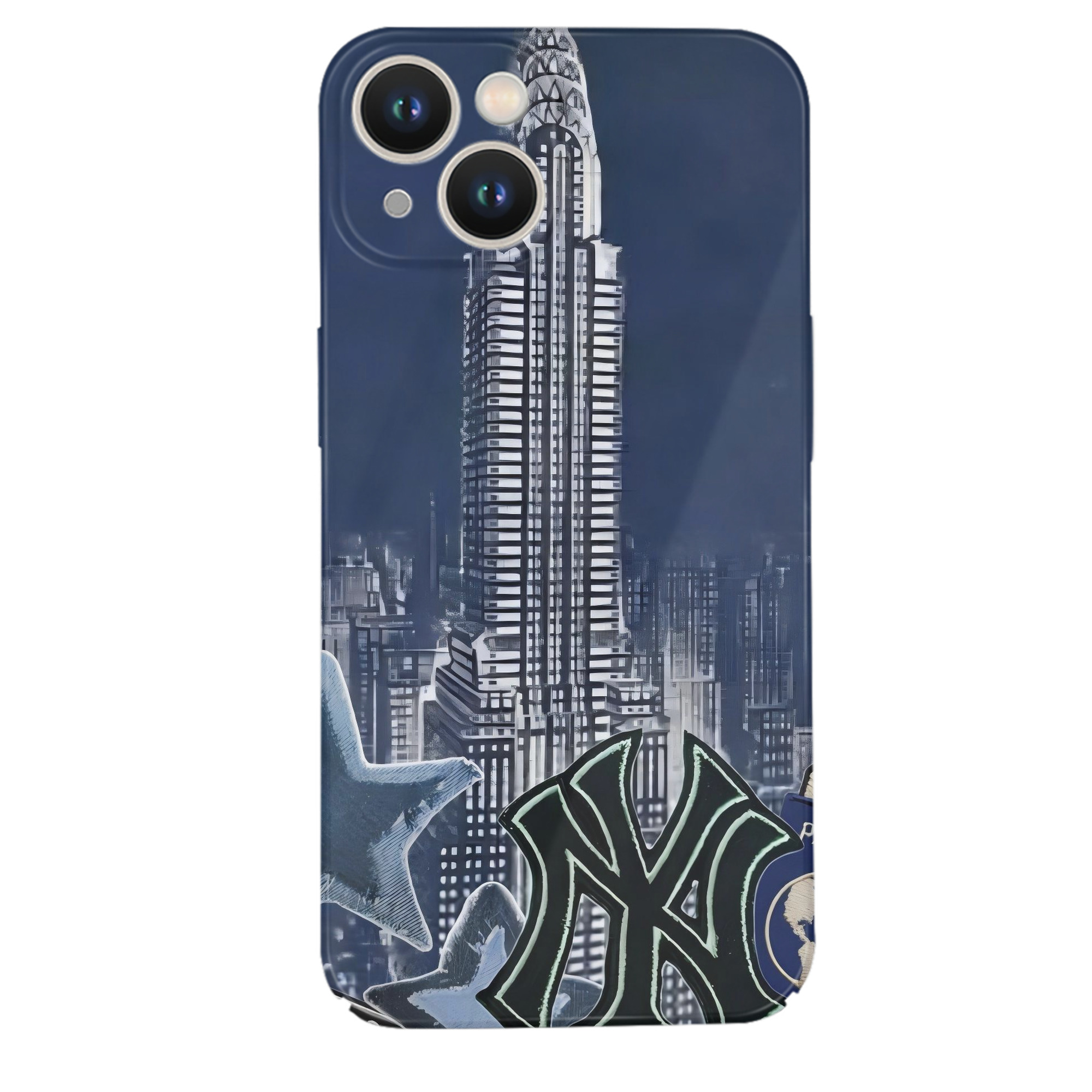 New York Yankees 331 IPhone 14 Series Full-Cover Hard Case – Shockproof With Raised Camera Protection – Precise Cutouts, Wireless Charging Compatible – Durable, Anti-Yellowing, Easy To Clean